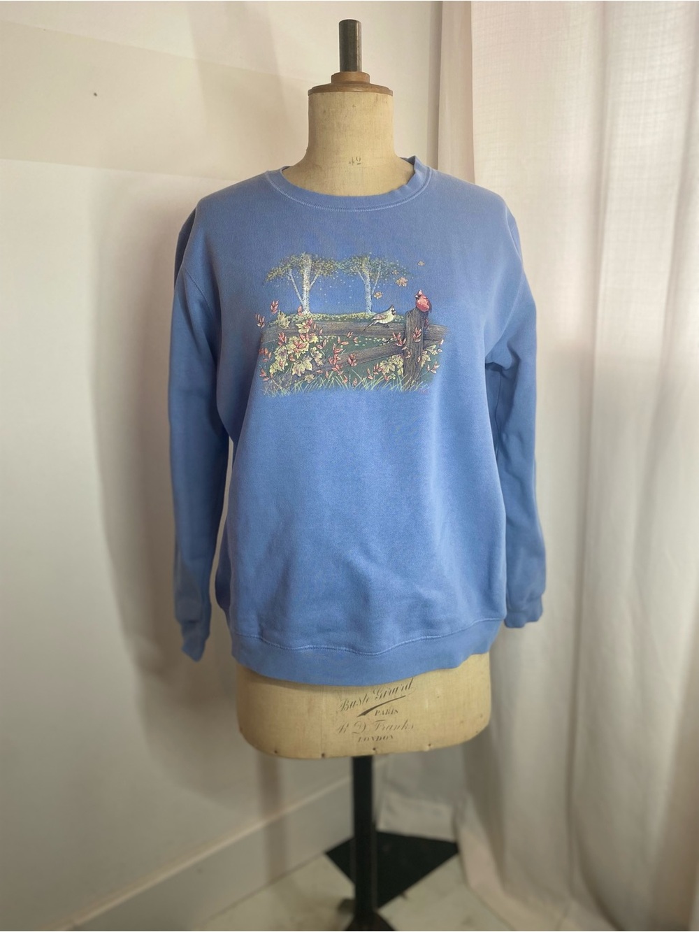 Northern Reflections Cardinal Bird Cottagecore Graphic Sweatshirt M